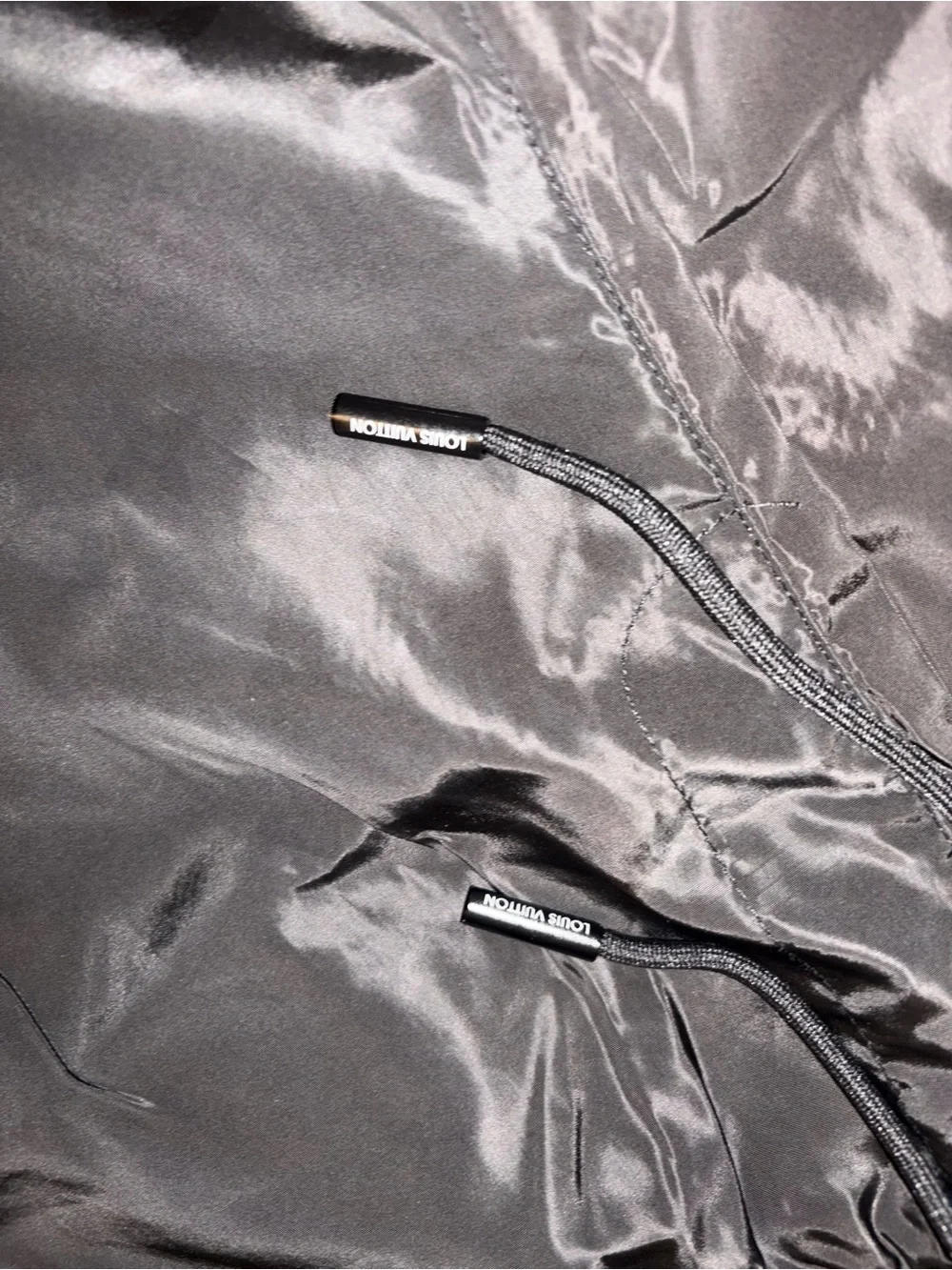 Louis Vuitton Black Swim/Active Shorts with Drawstring